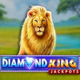 Diamond King Jackpots logo by SpinPlay Games at Allslots Casino