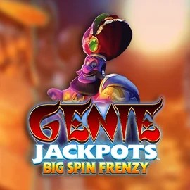 Official Jackpots logo: Genie Jackpots: Big Spin Frenzy by Blueprint Gaming at Allslots Casino