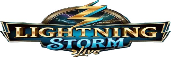 Lightning Storm logo by Evolution at Allslots Casino
