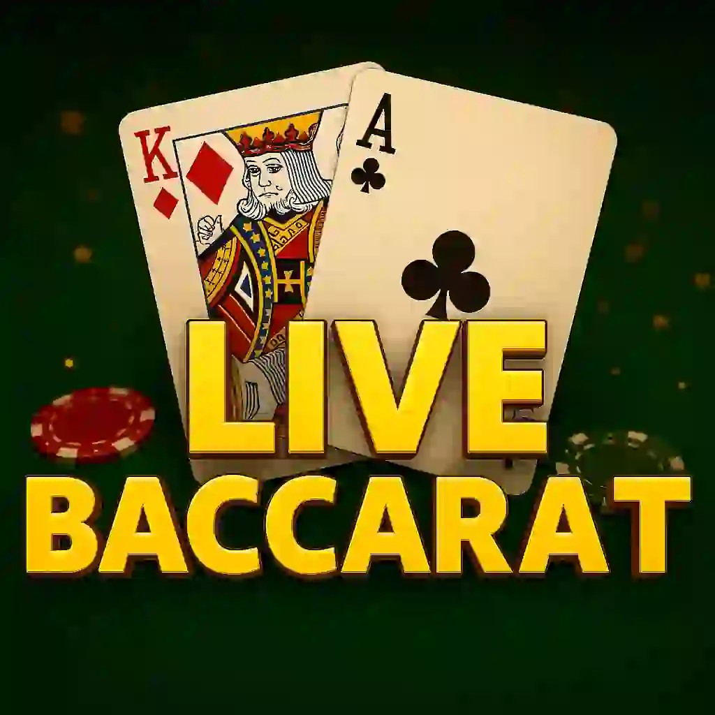 Live Baccarat logo by Evolution Allslots Casino